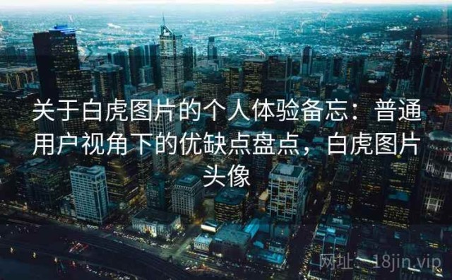 关于白虎图片的个人体验备忘：普通用户视角下的优缺点盘点，白虎图片头像