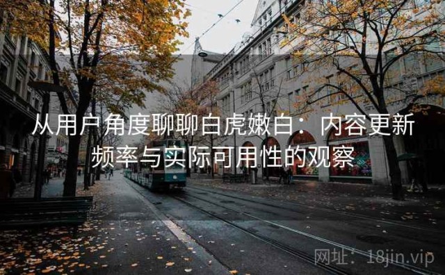 从用户角度聊聊白虎嫩白：内容更新频率与实际可用性的观察
