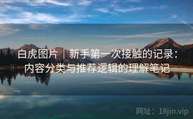 白虎图片｜新手第一次接触的记录：内容分类与推荐逻辑的理解笔记