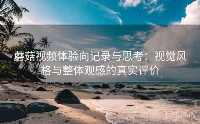 蘑菇视频体验向记录与思考：视觉风格与整体观感的真实评价
