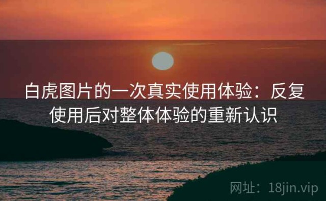 白虎图片的一次真实使用体验：反复使用后对整体体验的重新认识