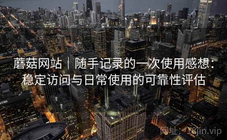 蘑菇网站｜随手记录的一次使用感想：稳定访问与日常使用的可靠性评估