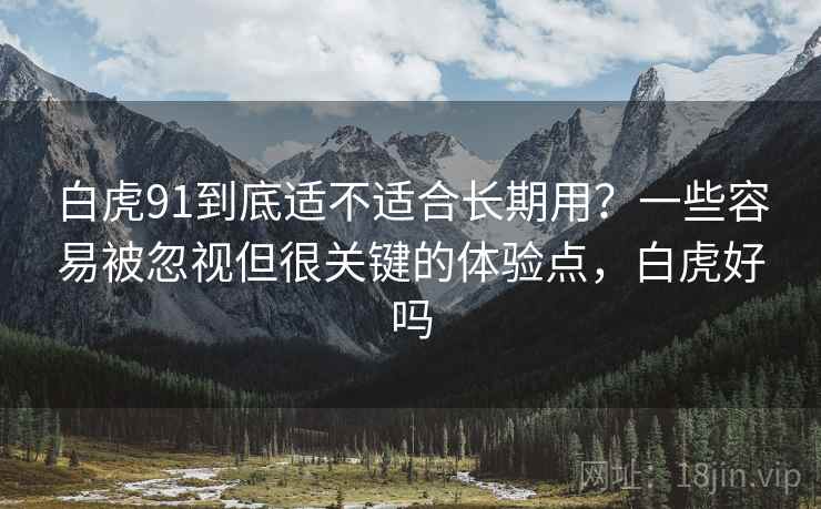 白虎91到底适不适合长期用？一些容易被忽视但很关键的体验点，白虎好吗
