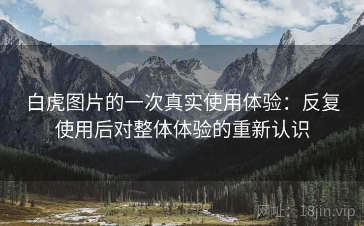 白虎图片的一次真实使用体验：反复使用后对整体体验的重新认识